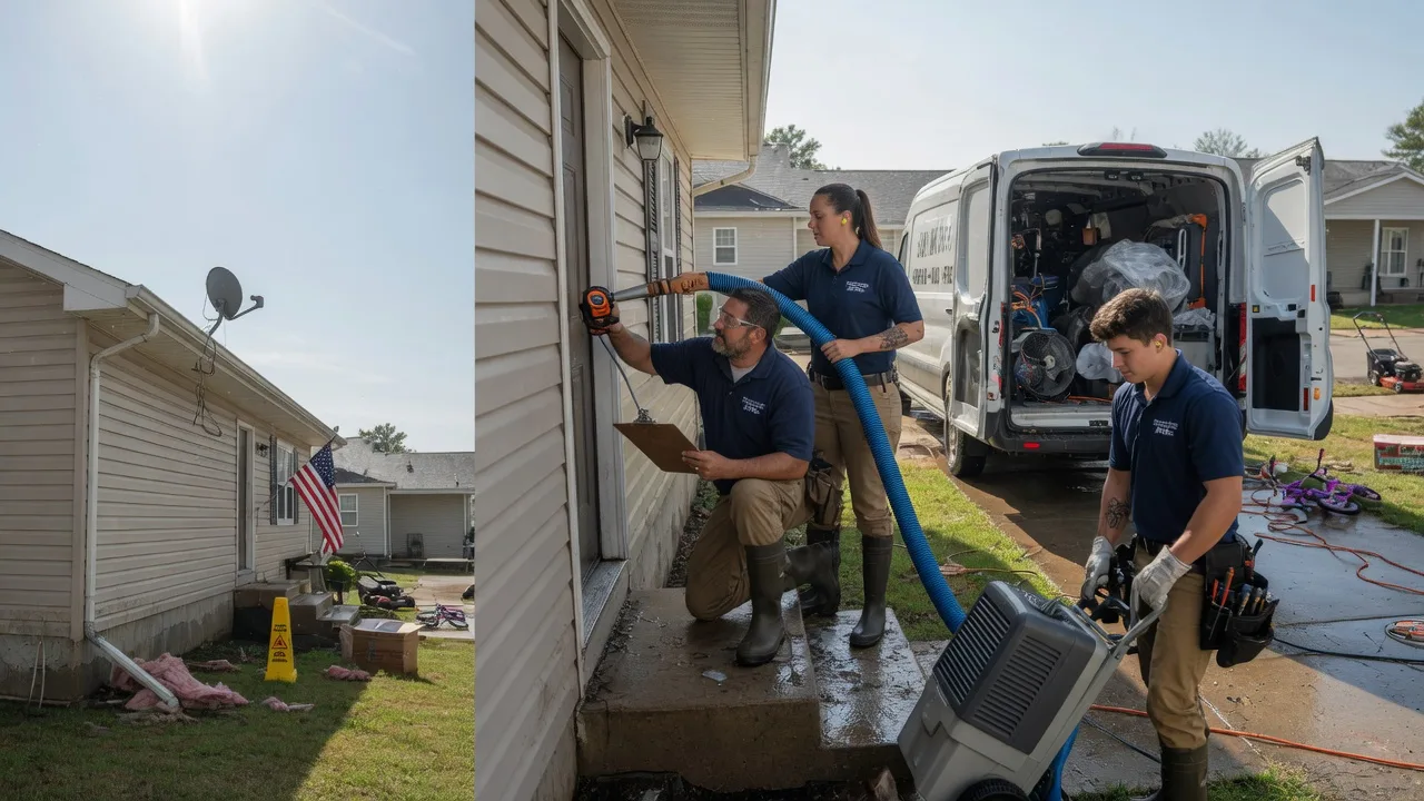Ceiling Water Damage Restoration in Vine Grove, KY near me